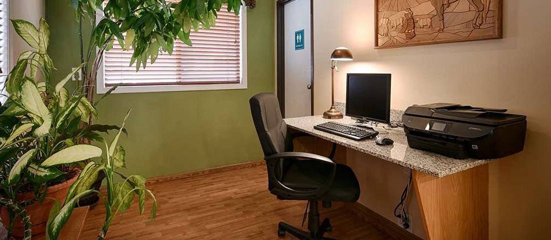 Business center available to hotel guests